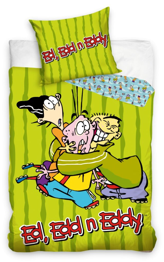 Edd en Eddy Dekbedovertrek - 140 x 200 cm - 70 x 90 cm - Katoen