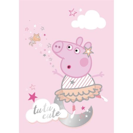 Peppa Pig Fleece plaid Tutu Cute 100 x 140 cm