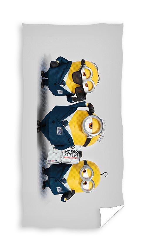 Minions strandlaken My Boss Hates me  70 x 140 cm