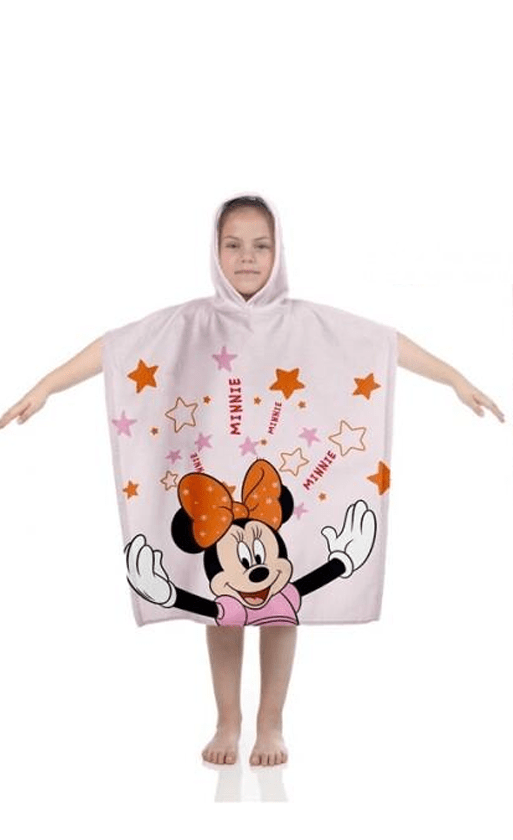 Minnie Mouse Poncho - 60 x 120 cm