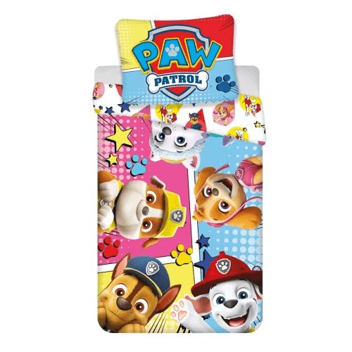 Paw Patrol peuterdekbedovertrek Comic- 100 x 135 cm