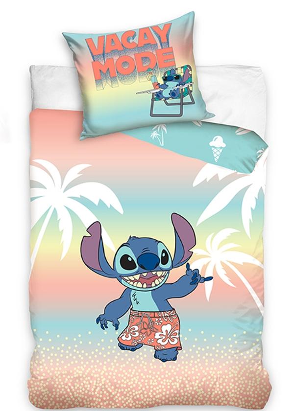 Lilo en Stitch dekbedovertrek Vacay Mode 140 x 200 cm - 60 x 70cm - katoen