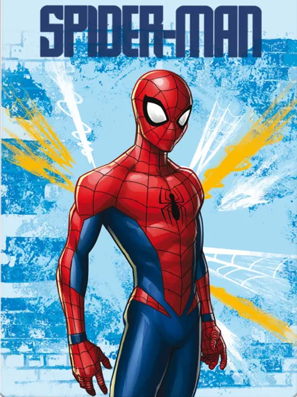 Spiderman Fleece graffiti 100 x 140 cm