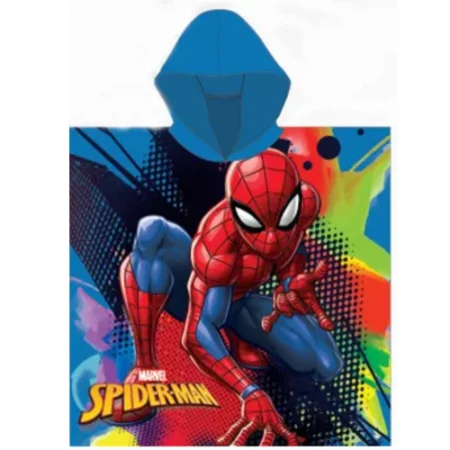 Spiderman poncho  55 x 110 cm