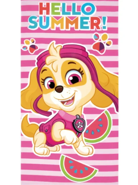 Paw Patrol strandlaken hello summer 70 x 140cm