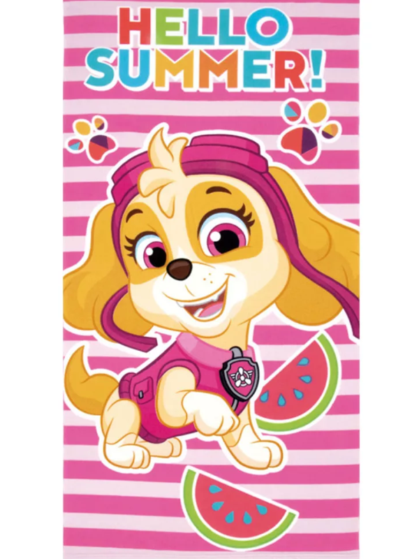 Paw Patrol strandlaken hello summer 70 x 140cm