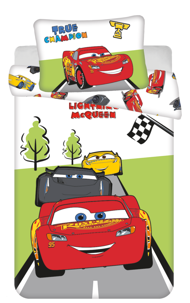 Cars peuterdekbedovertrek Champion - 100 x 135 cm - Katoen - pre order