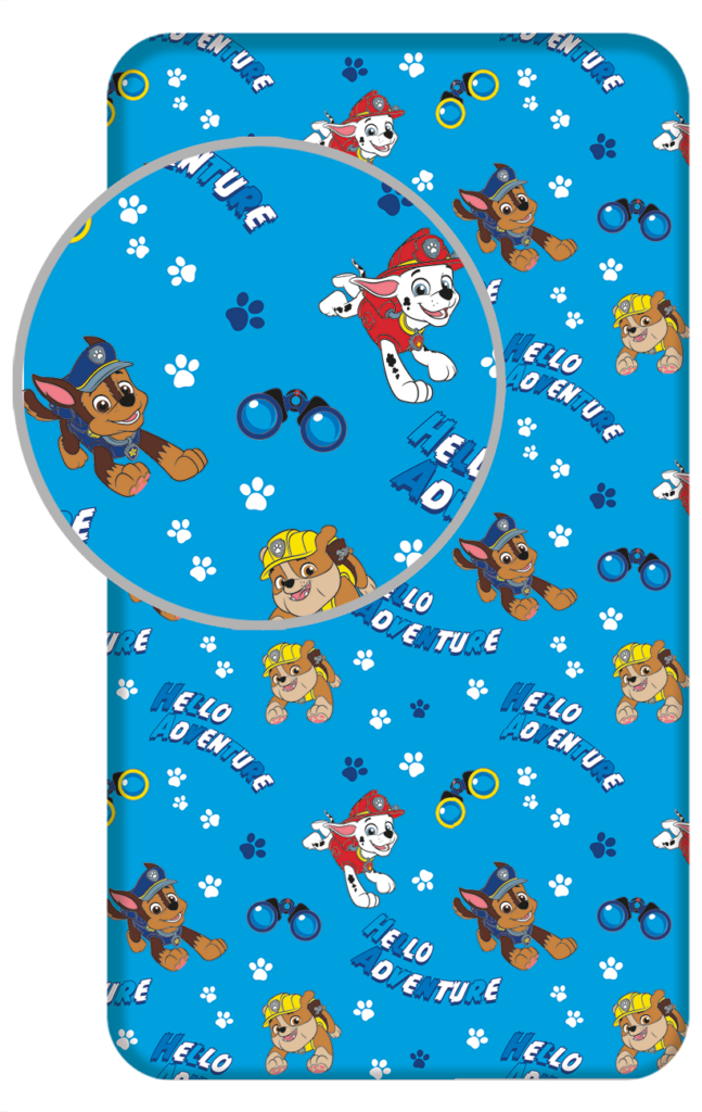 Paw Patrol Hoeslaken Adventure 90 x 200 cm blauw - pre order