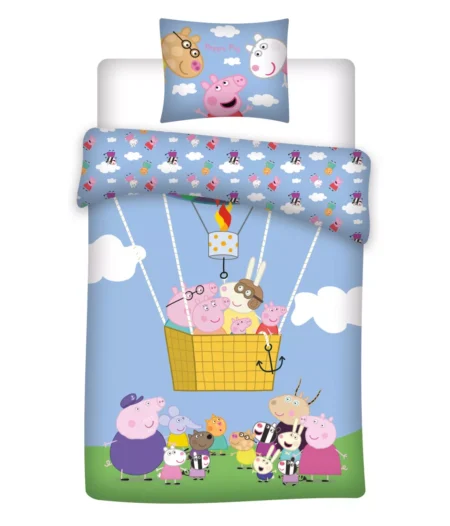 Peppa Pig Peuterdekbedovertrek - 100 x 140 cm - Katoen