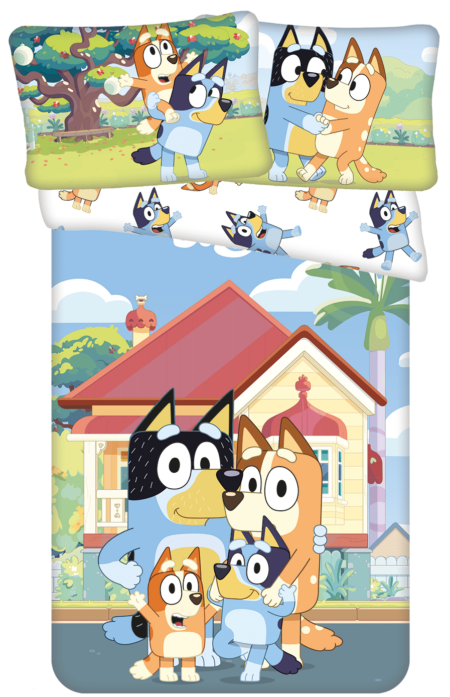 Bluey Peuterdekbedovertrek  home - 100 x 135 cm - Katoen pre order