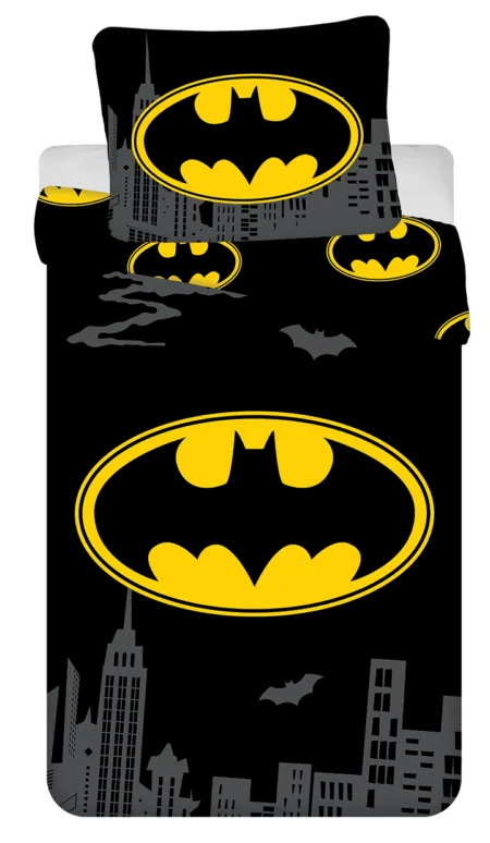 Batman Dekbedovertrek City 140 x 200 cm - katoen -70 x 90 cm