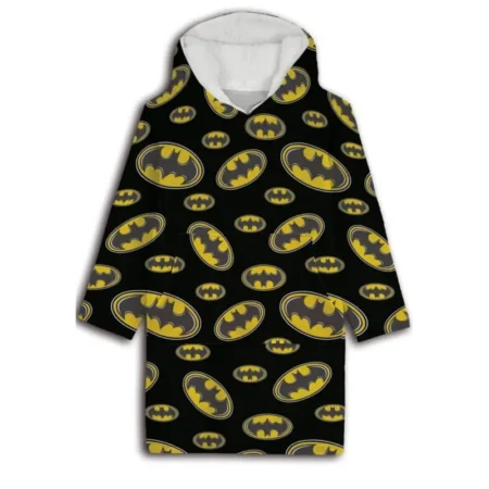 Batman hoodie poncho zwart 7 - 14 jaar - polyester