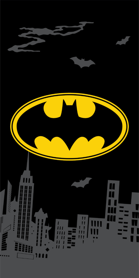 Batman strandlaken Emblem 70 x 140 cm