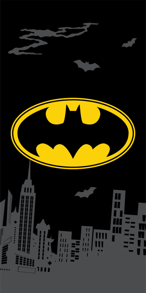 Batman strandlaken Emblem 70 x 140 cm