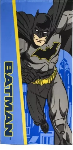 Batman strandlaken blauw 70 x 140 cm - katoen
