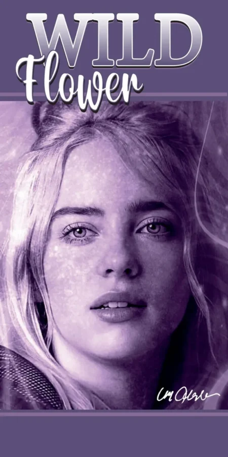 Billie Eilish Strandlaken  70x140cm Katoen