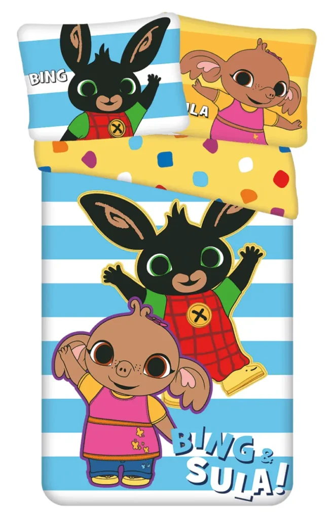 Bing en Sula peuterdekbedovertrek - 100 x 135 cm - pre order