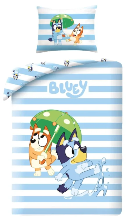 Bluey Dekbedovertrek splash 140 x 200 cm - katoen