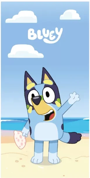 Bluey Ocean Strandlaken 70 x 140 cm - polyester