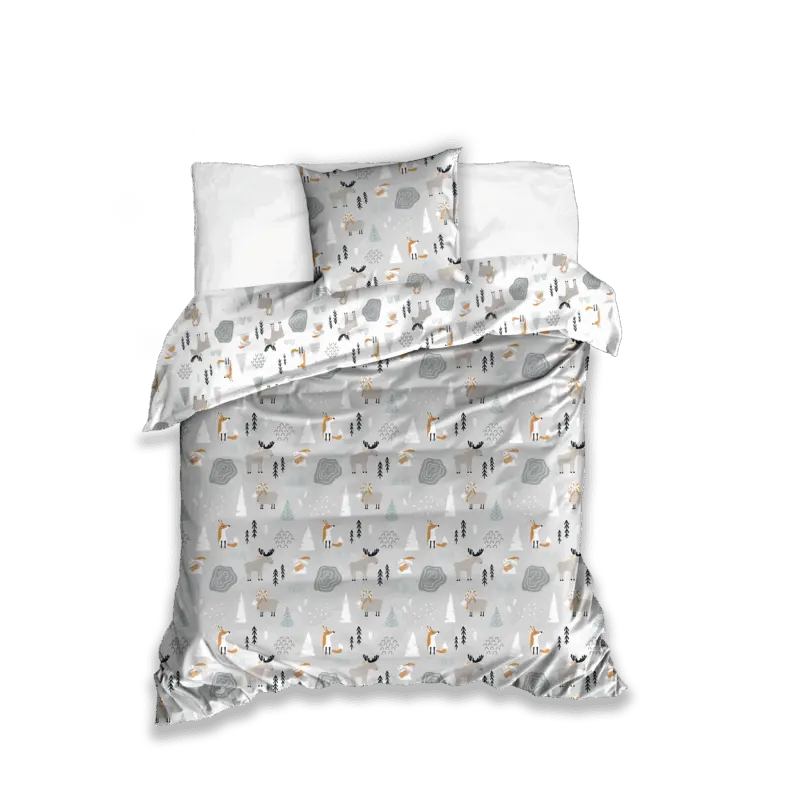Carbotex Kerst Dekbedovertrek dieren