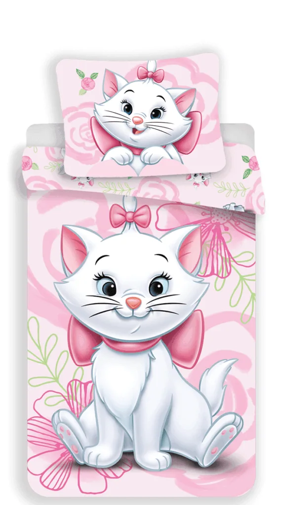 Disney Aris to Cats dekbedovertrek Roze - 140 x 200 cm - Katoen