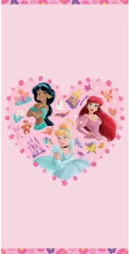 Disney Princess strandlaken 70 x 140 cm - katoen