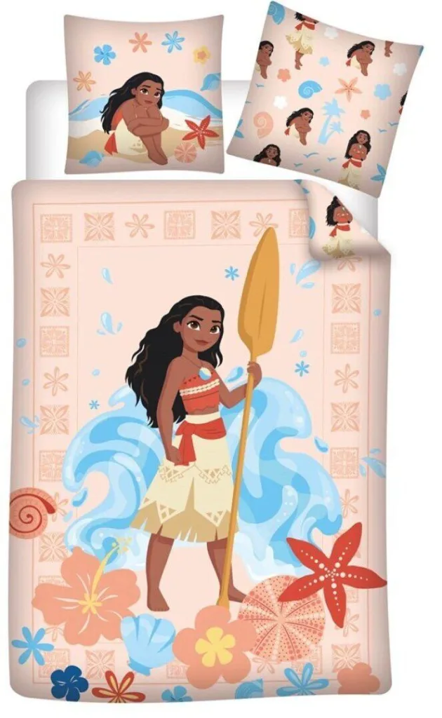 Disney Vaiana Dekbedovertrek polykatoen -140 x 200 cm