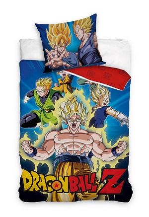 Dragon Ball Z Dekbedovertrek Sayens - 140 x 200 cm - Katoen  - 60 x 70 cm