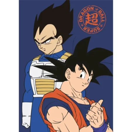 Dragon Ball Z Fleece deken  Goku & Vegetta 100 x 140 cm