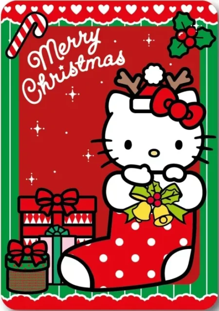 Hello Kitty Cheer Christmas Fleece deken 100 x 140 cm