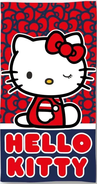 Hello Kitty Cutie Style strandlaken 70 x 140 cm - polyester