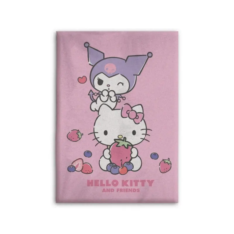 Hello Kitty Fleece plaid 100 x 140 cm - polyester