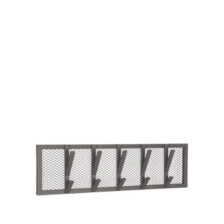 LABEL51 Kapstok Gruff - Burned Steel - Metaal - L