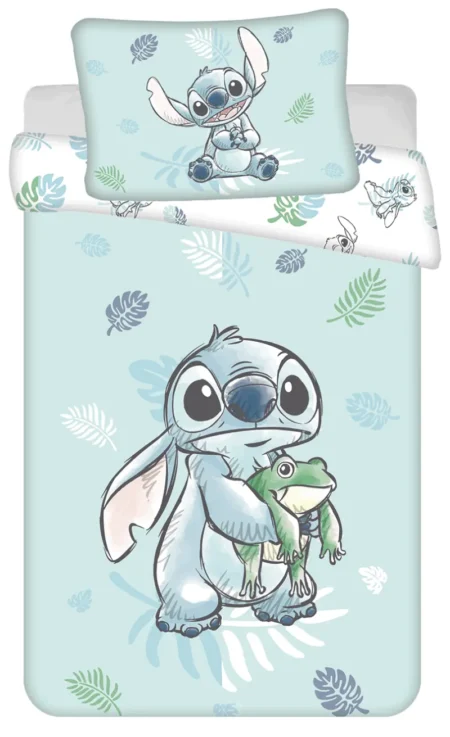 Lilo and Stitch Peuterdekbedovertrek frog- 100 x 135 cm - Katoen pre order