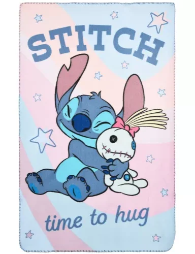 Stitch Time To Hug fleece deken 100 x 150 cm