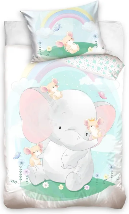 Little love Babydekbedovertrek Ollie 100x135 cm