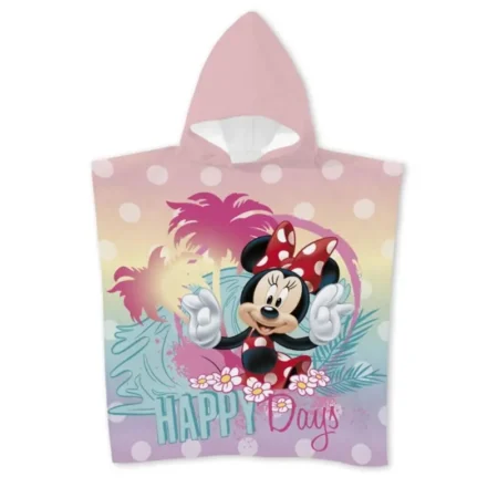 Minnie Mouse poncho happy days 55 x 110 cm - polyester