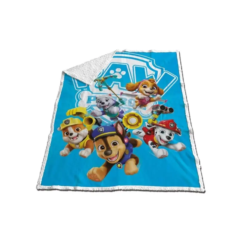 Paw Patrol fleece plaid 120 x 150 cm - polyester