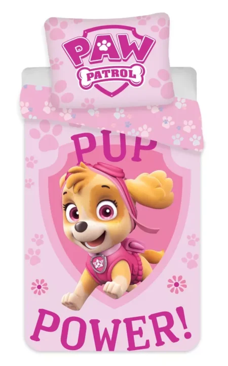 Paw Patrol peuterdekbedovertrek Skye  100 x 135 cm Katoen