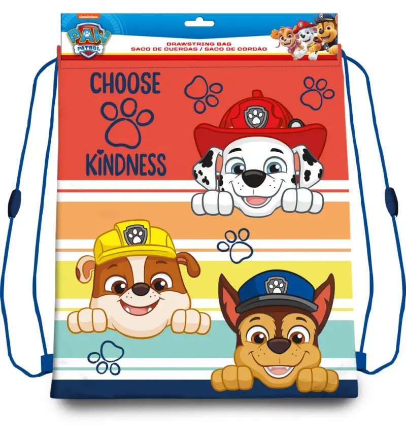 Paw Patrol gymtas kindness 30 x 40 cm