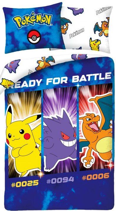 Pokémon Dekbedovertrek Ready for Battle  140 x 200 cm (70 x 90 cm)