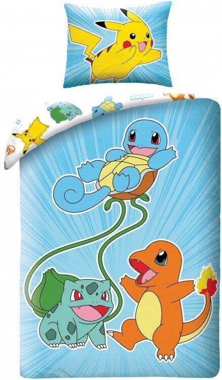 Pokemon Squirtle Dekbedovertrek 140 x 200 cm (70 x 90 cm)  polyester