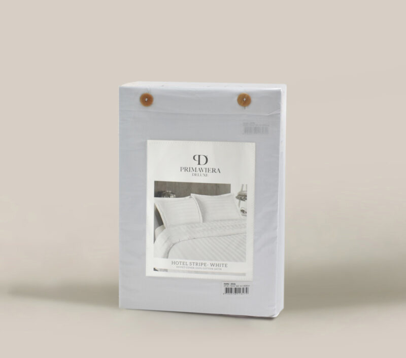 Primaviera Deluxe Hotel Stripe Wit 200 x 200/260 cm