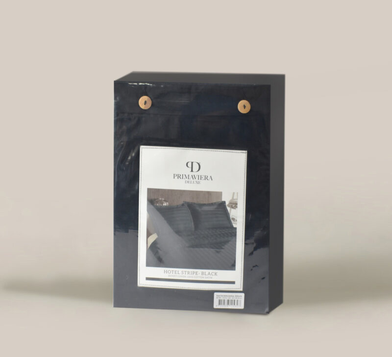 Primaviera Deluxe Hotel stripe Antraciet 200 x 200/260 cm