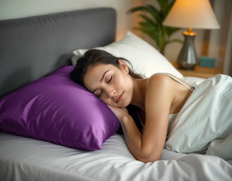 Purple Pillo Beauty kussensloop Paars 60 x 70 cm