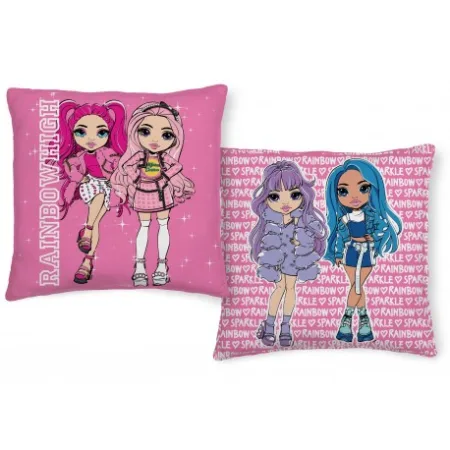 Rainbow High sierkussen  40 x 40 cm roze