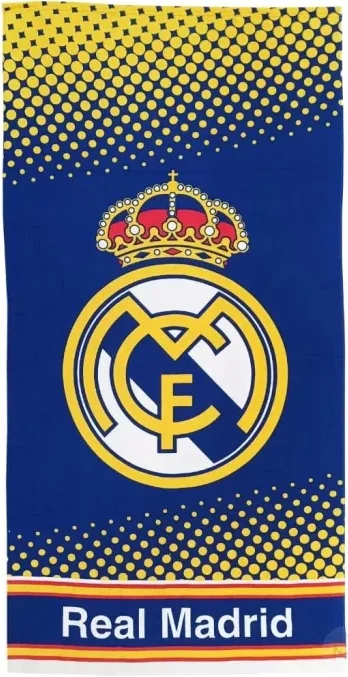 Real Madrid Crown strandlaken 70 x 140 cm - polyester