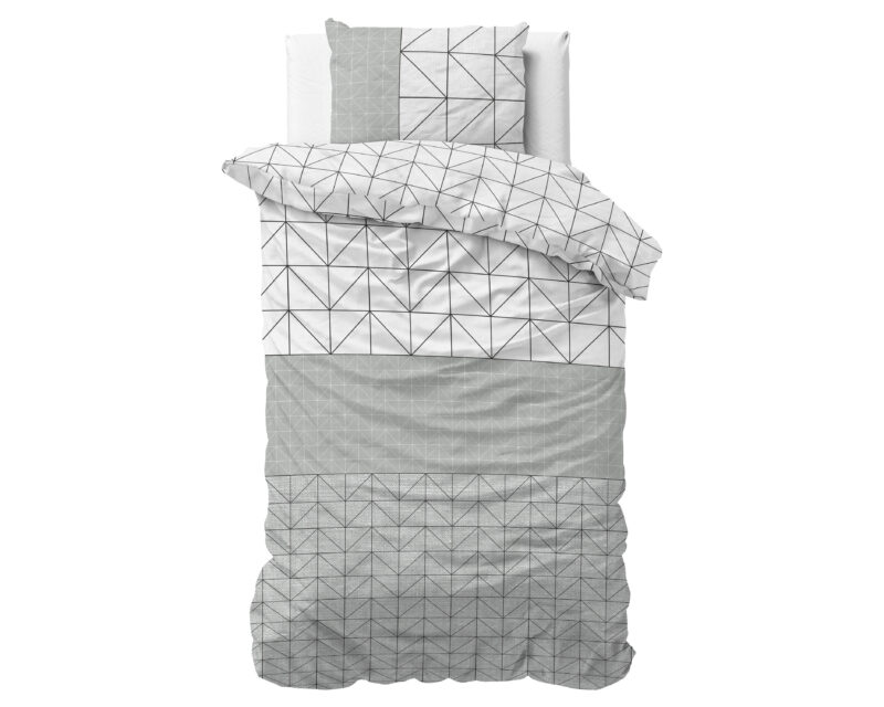 Sleeptime Flanel Gino Grijs 140 x 200/220 cm