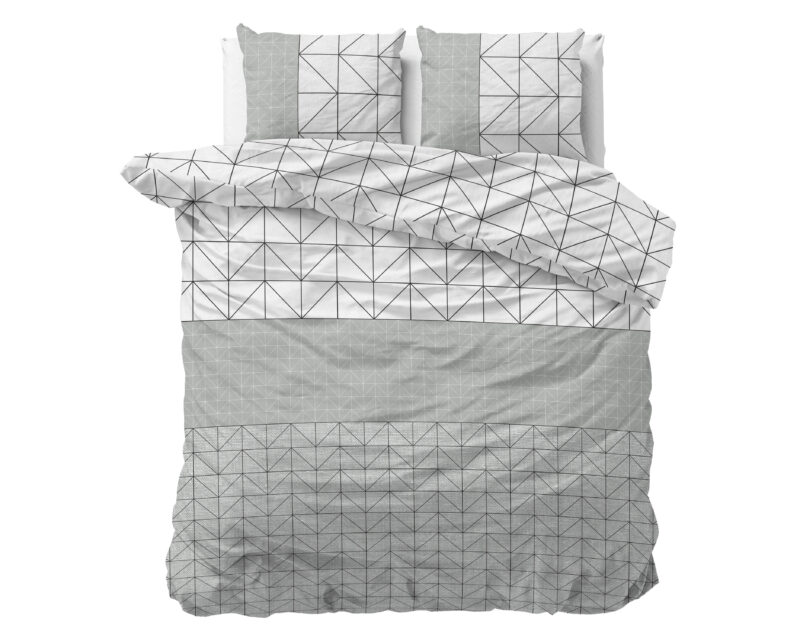 Sleeptime Flanel Gino Grijs 200 x 200/220 cm