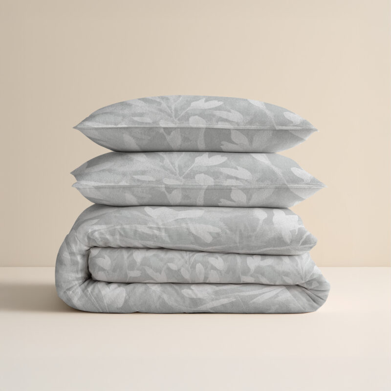 Sleeptime Flanel Rosa Grijs 200 x 200/220 cm